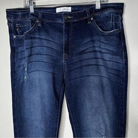 KanCan Women's Dark Wash Skinny Jeans - Picture 2 of 8